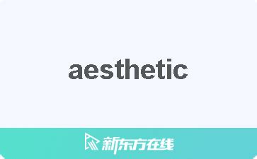 aesthetic 意思